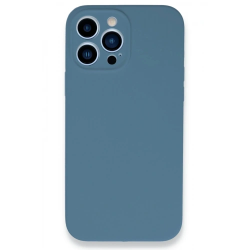 Durukar®  iPhone 13 Pro Kılıf Lansman Legant Silikon - Açık Mavi