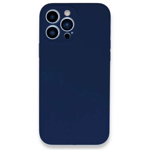 Durukar®  iPhone 13 Pro Kılıf Lansman Legant Silikon - Lacivert