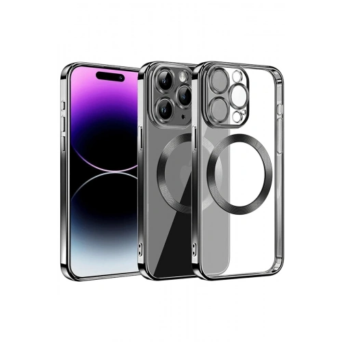 Durukar®  iPhone 13 Pro Max Kılıf Slot Silikon - Siyah