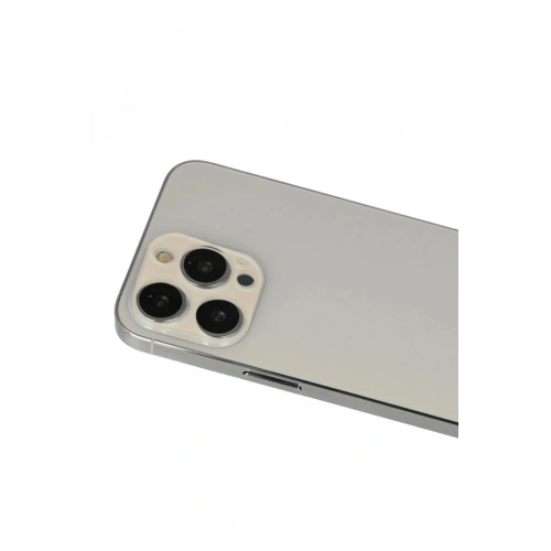 Durukar®  iPhone 13 Pro Max Rainbow Kamera Lens Koruma Cam - Rose Gold