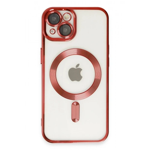 Durukar®  iPhone 14 Kılıf Kross Magneticsafe Kapak - Kırmızı