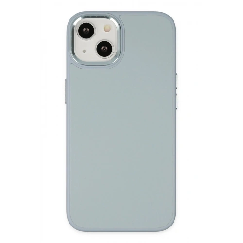 Durukar®  iPhone 14 Plus Kılıf Asya Deri Silikon - Sierra Blue