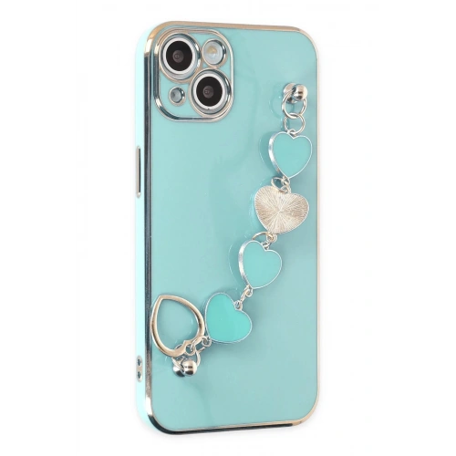 Durukar®  iPhone 14 Plus Kılıf Esila Silikon - Su Yeşili
