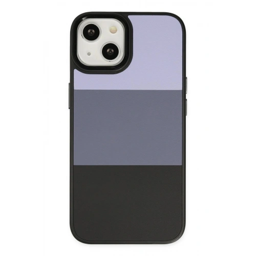 Durukar®  iPhone 14 Plus Kılıf King Kapak - Lila-Siyah