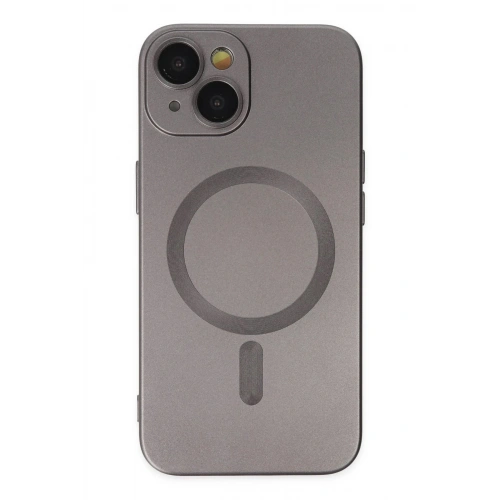 Durukar®  iPhone 14 Plus Kılıf Moshi Lens Magneticsafe Silikon - Füme