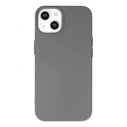 Durukar®  iPhone 14 Plus Kılıf Nano içi Kadife Silikon - Gri
