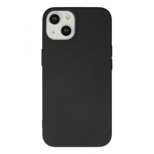 Durukar®  iPhone 14 Plus Kılıf Nano içi Kadife Silikon - Siyah