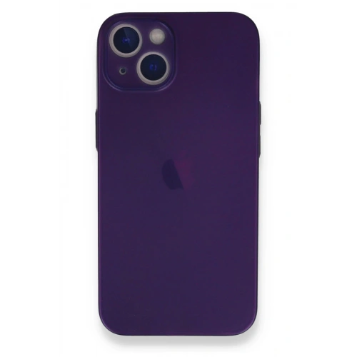 Durukar®  iPhone 14 Plus Kılıf PP Ultra İnce Kapak - Mor