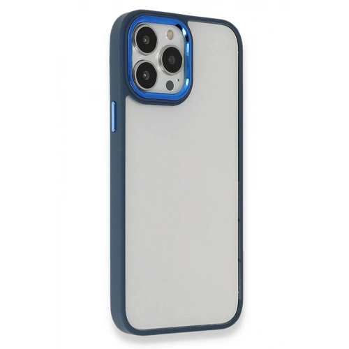 Durukar®  iPhone 14 Pro Kılıf Dora Kapak - Mavi