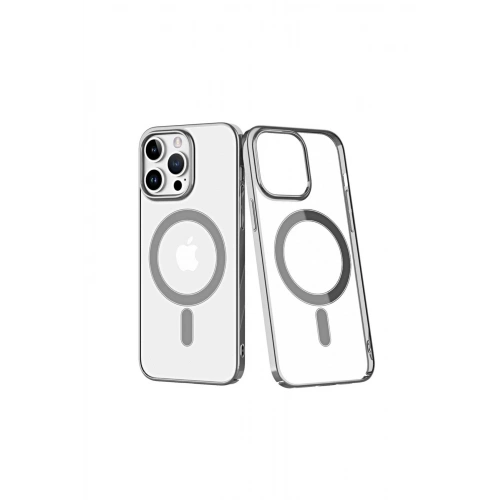 Durukar®  iPhone 14 Pro Kılıf Element Magneticsafe Sert Kapak - Gümüş