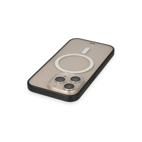 Durukar®  iPhone 14 Pro Kılıf Grand Magneticsafe Kapak - Siyah
