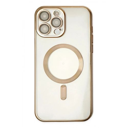 Durukar®  iPhone 14 Pro Kılıf Kross Magneticsafe Kapak - Gold