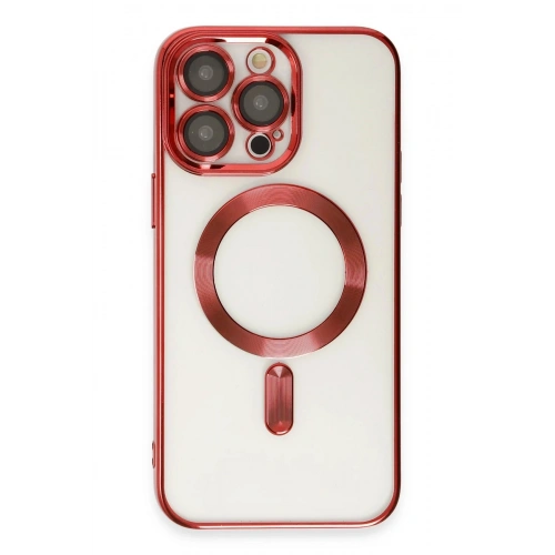 Durukar®  iPhone 14 Pro Kılıf Kross Magneticsafe Kapak - Kırmızı