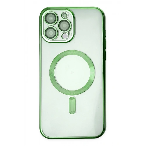 Durukar®  iPhone 14 Pro Kılıf Kross Magneticsafe Kapak - Koyu Yeşil