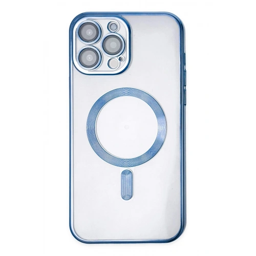 Durukar®  iPhone 14 Pro Kılıf Kross Magneticsafe Kapak - Sierra Blue