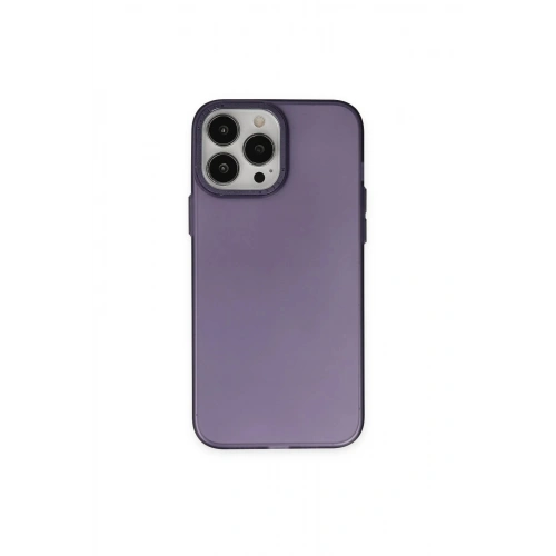 Durukar®  iPhone 14 Pro Kılıf Modos Metal Kapak - Derin Mor