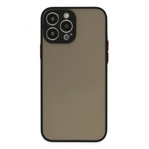 Durukar®  iPhone 14 Pro Kılıf Montreal Silikon Kapak - Siyah