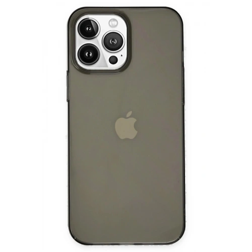 Durukar®  iPhone 14 Pro Kılıf Pc Sert Şeffaf Kapak - Siyah