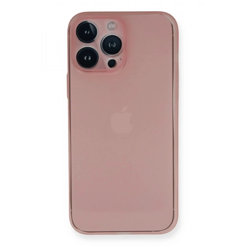 Durukar®  iPhone 14 Pro Kılıf PP Ultra İnce Kapak - Pembe
