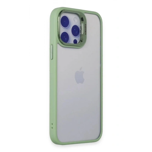 Durukar®  iPhone 14 Pro Kılıf Roblox Lens Standlı Kapak - Yeşil