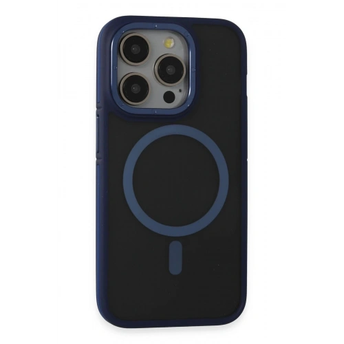 Durukar®  iPhone 14 Pro Kılıf Rocky Magsafe Kapak - Lacivert