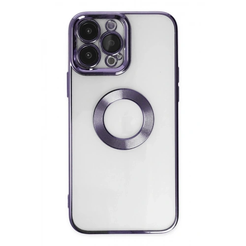 Durukar®  iPhone 14 Pro Kılıf Slot Silikon - Mor