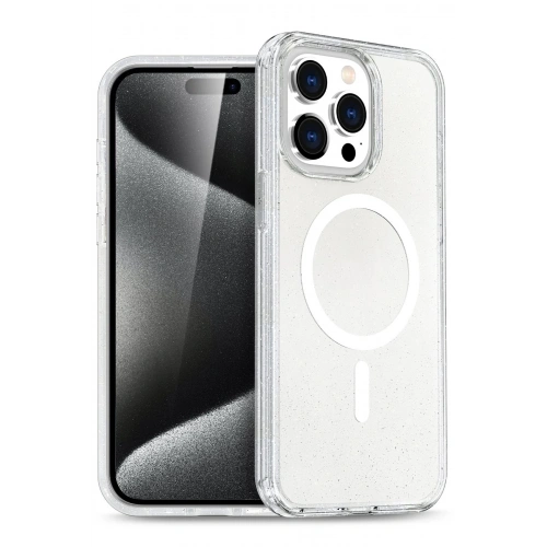 Durukar®  iPhone 14 Pro Kılıf Star Magsafe Kapak - Şeffaf