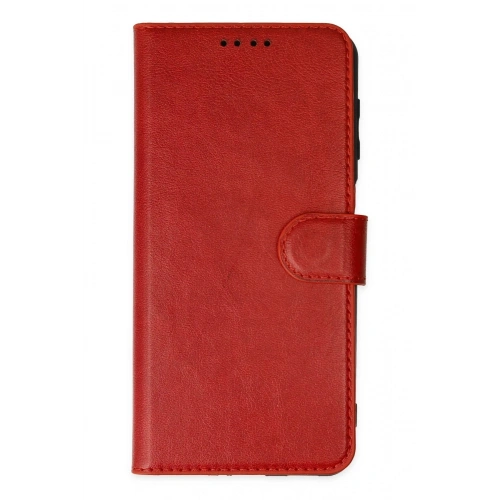 Durukar®  iPhone 14 Pro Kılıf Trend S Plus Kapaklı Kılıf - Kırmızı