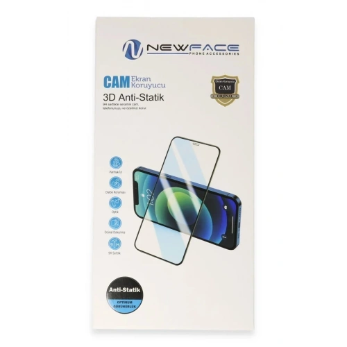 Durukar®  iPhone 14 Pro Max 3D Antistatik Cam Ekran Koruyucu