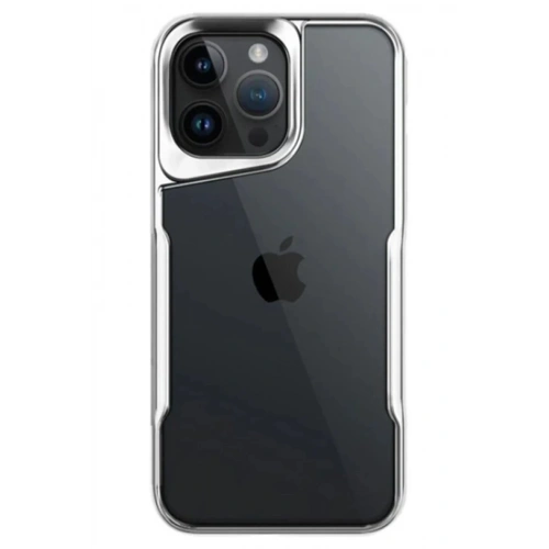Durukar®  iPhone 14 Pro Max Kılıf Boyi Silikon Kapak - Gümüş