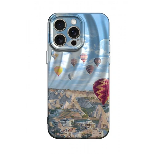 Durukar®  iPhone 14 Pro Max Kılıf Crew Desenli Kapak - Kapadokya