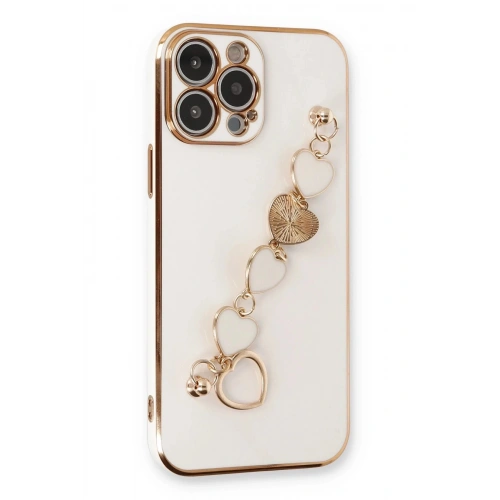 Durukar®  iPhone 14 Pro Max Kılıf Esila Silikon - Beyaz