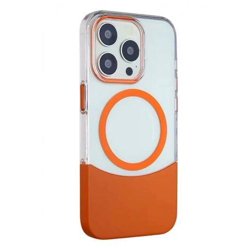 Durukar®  iPhone 14 Pro Max PC Suit Magsafe Kapak - Turuncu