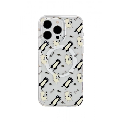 Durukar®  iPhone 14 Pro Max Tanya Magsafe Kapak - Desen 4