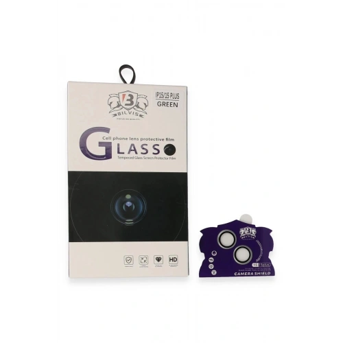 Durukar®  iPhone 15 Bilvis Titan Kamera Lens - Yeşil