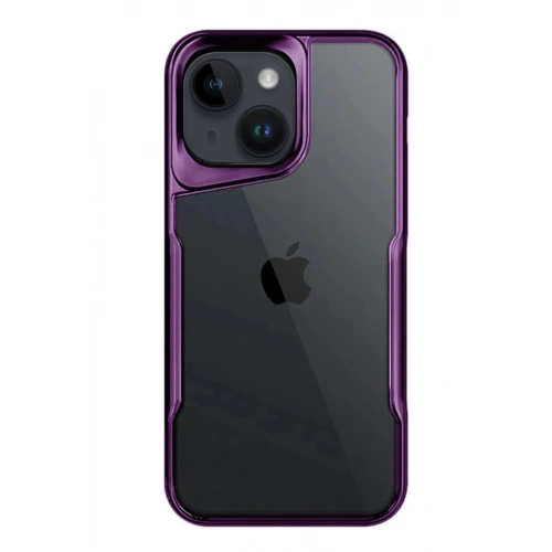 Durukar®  iPhone 15 Kılıf Boyi Silikon Kapak - Derin Mor