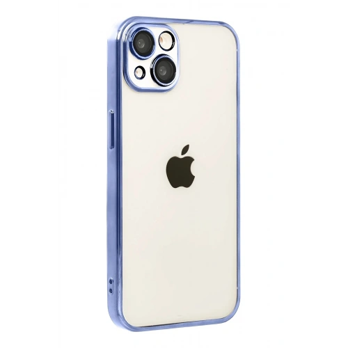Durukar®   iPhone 15  Lensli Silikon - Açık Mavi