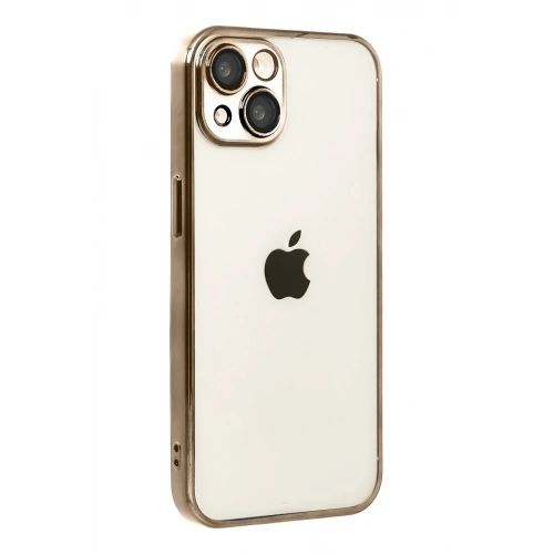 Durukar®   iPhone 15  Lensli Silikon - Çöl Titanyum
