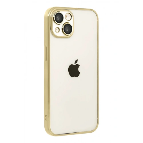 Durukar®   iPhone 15  Lensli Silikon - Gold