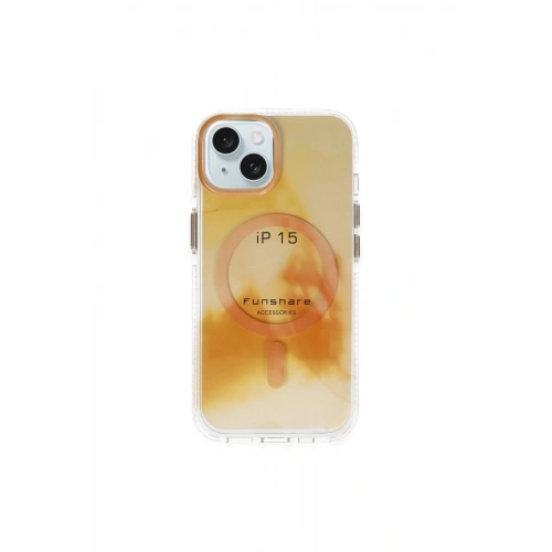 Durukar®  iPhone 15 Phantom Magsafe Kapak - Gold