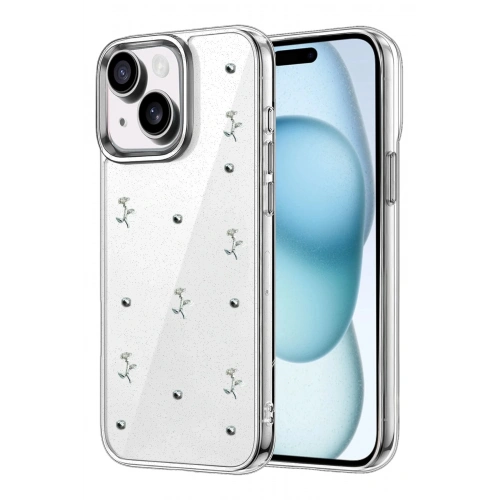 Durukar®   iPhone 15 Plus Fiyonk Desenli Kapak - Desen 4