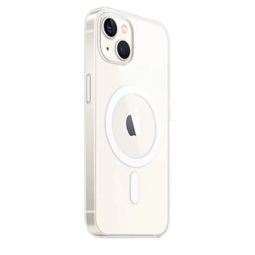 Durukar®   iPhone 15 Plus Kılıf Magneticsafe Şeffaf Silikon - Şeffaf