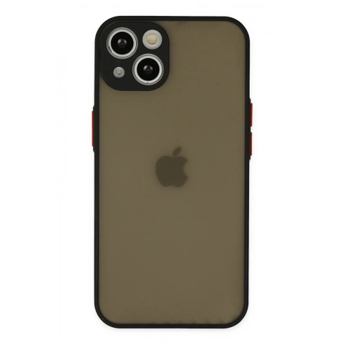 Durukar®  iPhone 15 Plus Kılıf Montreal Silikon Kapak - Siyah