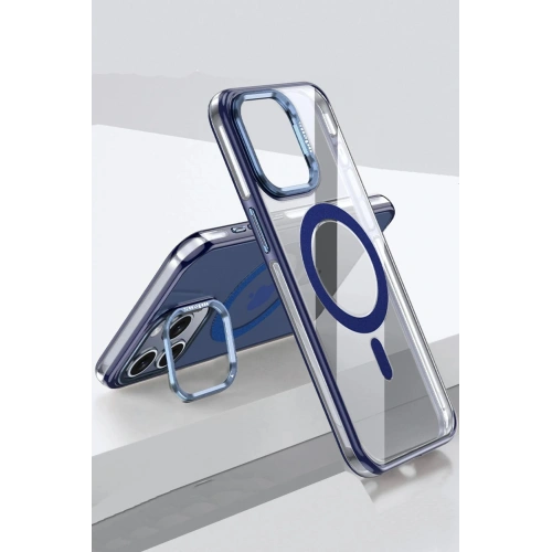 Durukar®  iPhone 15 Pro Drop Magsafe Kapak - Lacivert