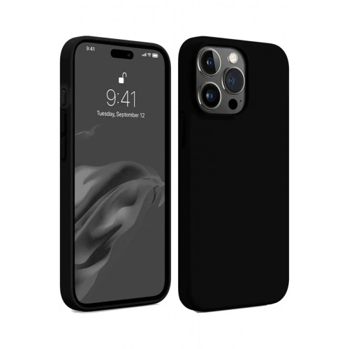 Durukar®  iPhone 15 Pro Kılıf First Silikon - Siyah
