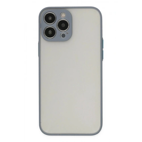 Durukar®  iPhone 15 Pro Kılıf Montreal Silikon Kapak - Gri