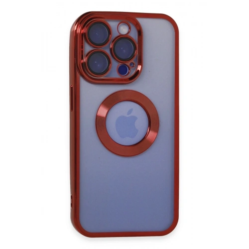 Durukar®  iPhone 15 Pro Kılıf Slot Silikon - Kırmızı