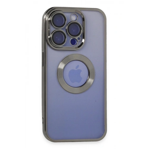 Durukar®  iPhone 15 Pro Kılıf Slot Silikon - Titan Gri