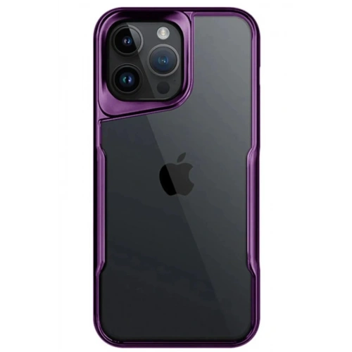 Durukar®  iPhone 15 Pro Max Kılıf Boyi Silikon Kapak - Derin Mor