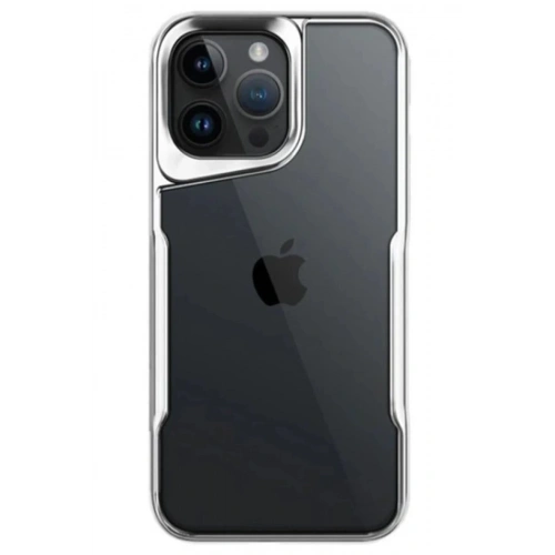 Durukar®  iPhone 15 Pro Max Kılıf Boyi Silikon Kapak - Gümüş